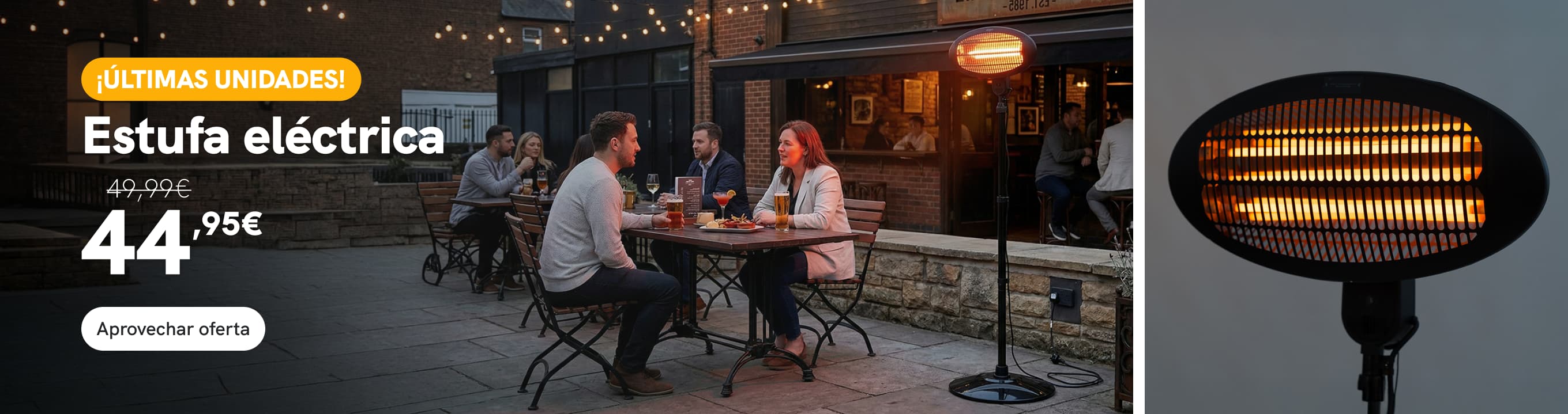 Oferta Estufa El&eacute;ctrica